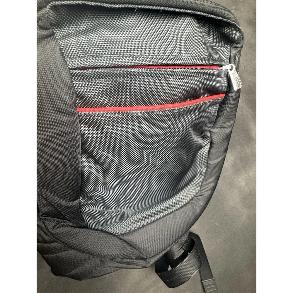 Tumi T-Tech Sling Backpack Black Red Crossbody Messenger Bag Tech Travel Commute